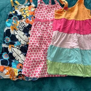 Gymboree Multicolor Patterned Dresses